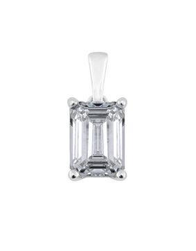 Midem Stockholm diamanthänge 1,00ct vitguld