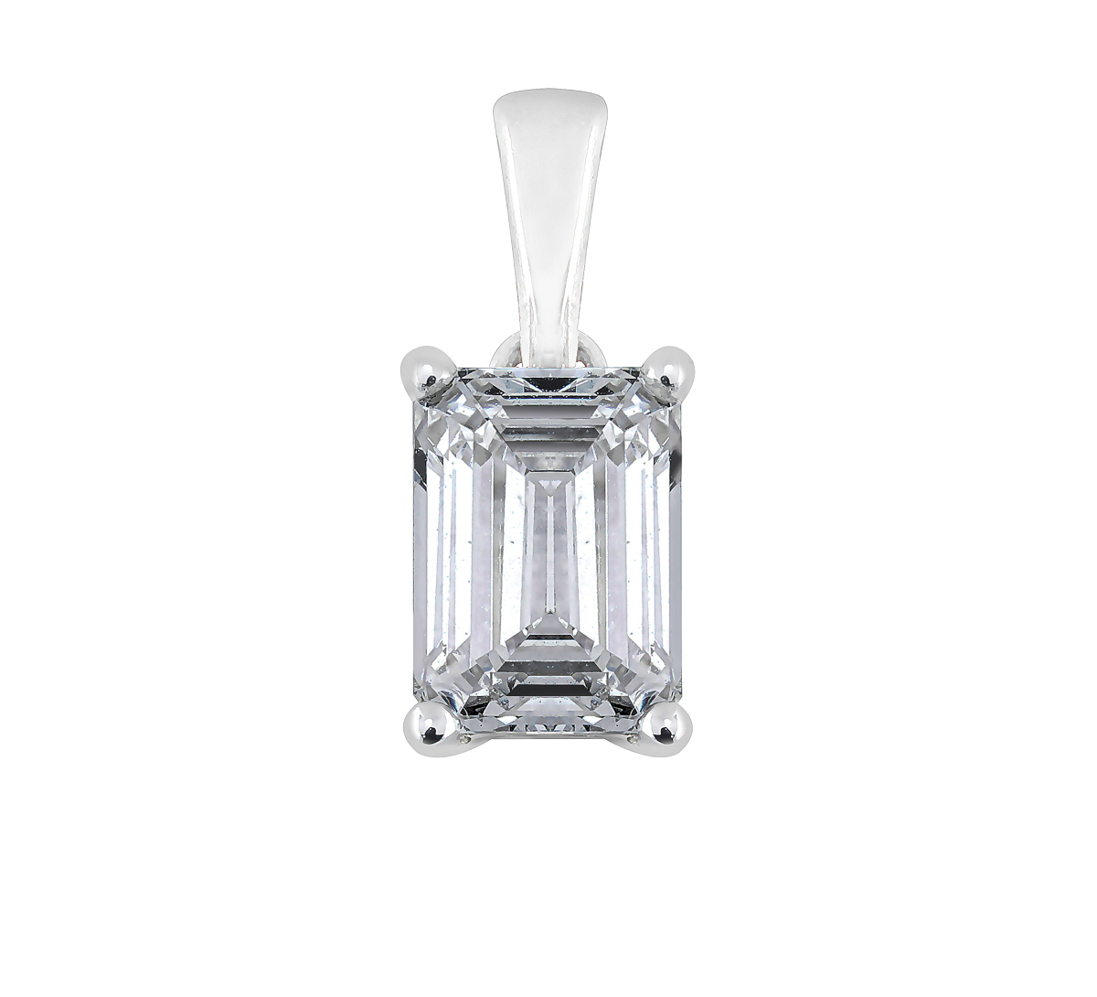 Midem Stockholm diamanthänge 0,75ct vitguld