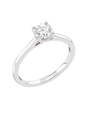 Midem Helsinki enstens diamantring 0,75ct vitguld