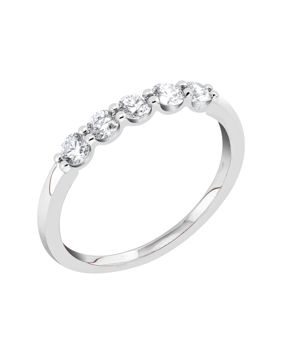 Midem London diamantring 0,50ct vitguld