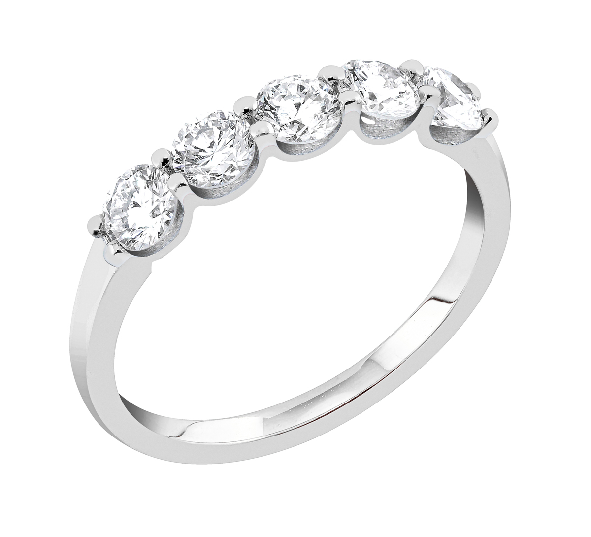 Midem London diamantring 1,00ct vitguld