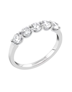 Midem London diamantring 1,00ct vitguld