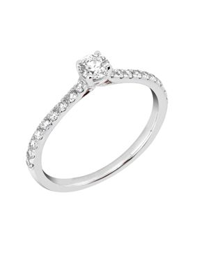 Midem Milan diamantring 0,50ct vitguld