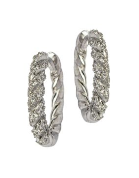 Lykken Casuals Seashell huggie silverörhangen