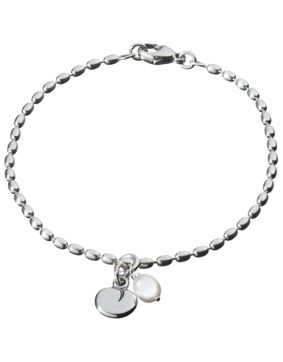 Kalevala Twinflower armband vitt pärla 2565402VHE
