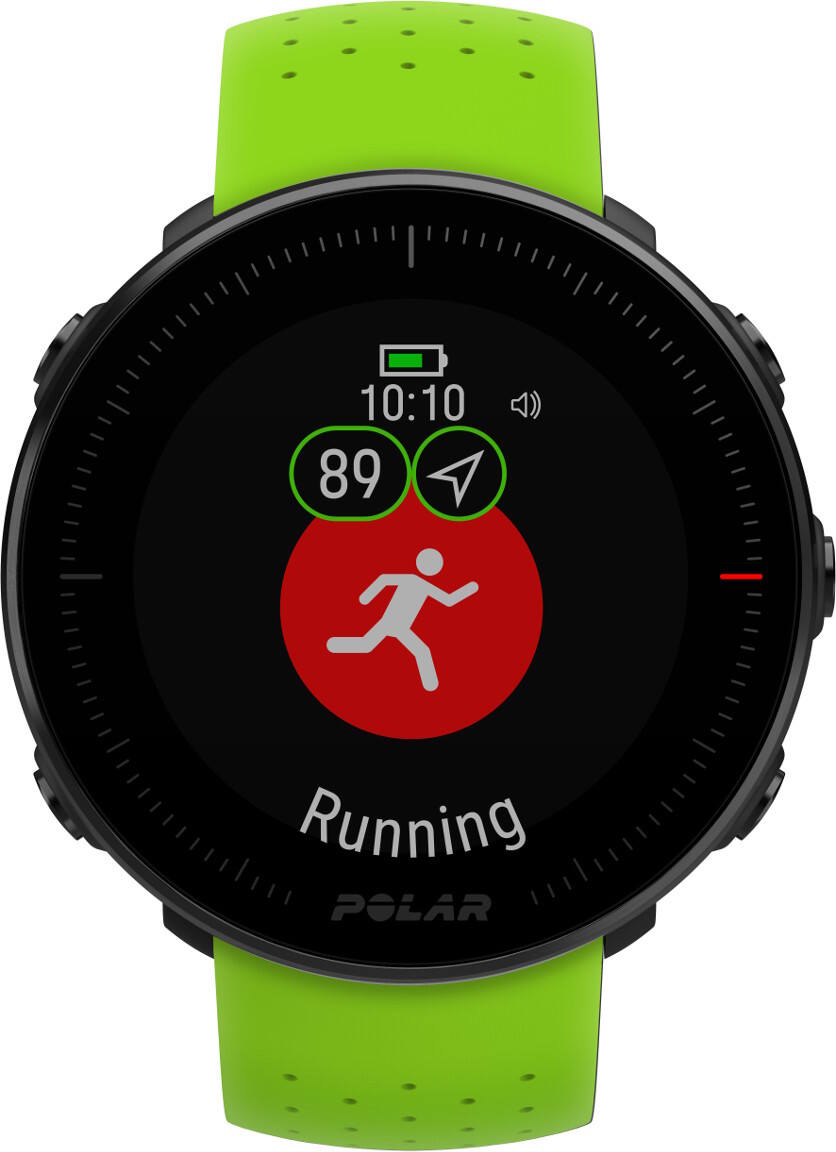 Polar Vantage M Green Marathon Edition svart textil armband