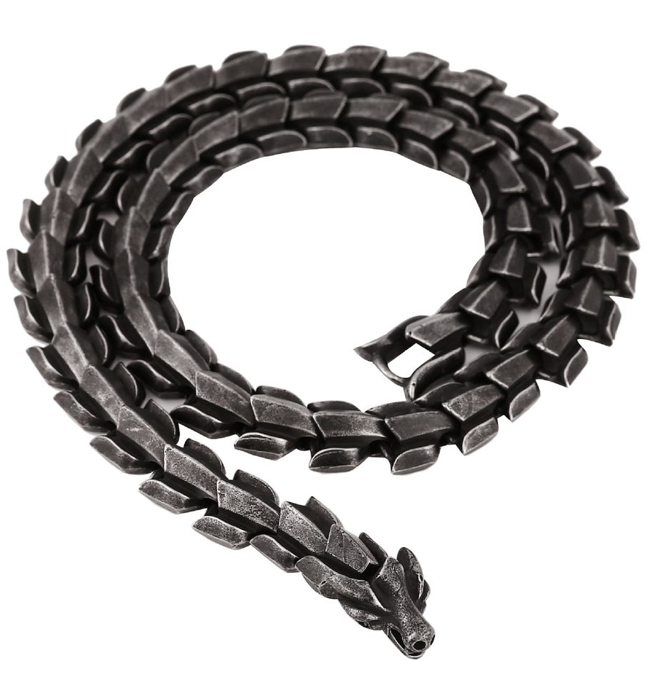 Varia Design Wolf Viking Titanium halsband