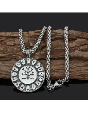 Varia Design Yggdrasil Futhark halsband
