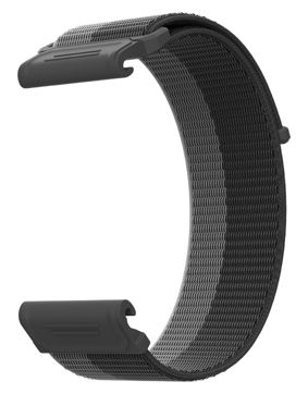 COROS Vertix 2 nylonarmband svart 26 mm WVTX2-WB-BLK-N