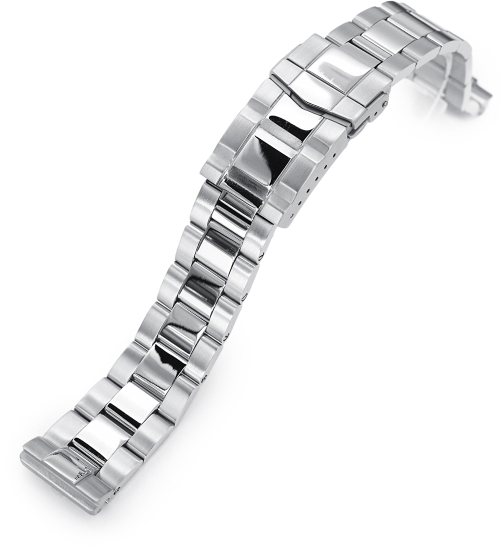 MiLTAT Super-O Boyer stålarmband för Seiko modern 62MAS SS201805P2S085