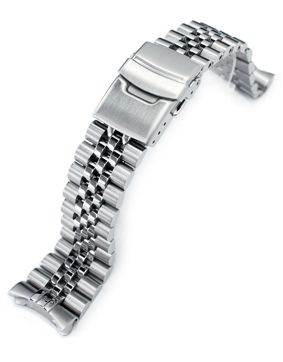 MiLTAT Super-J Louis Brushed stålarmband till Seiko SKX SS221803B020