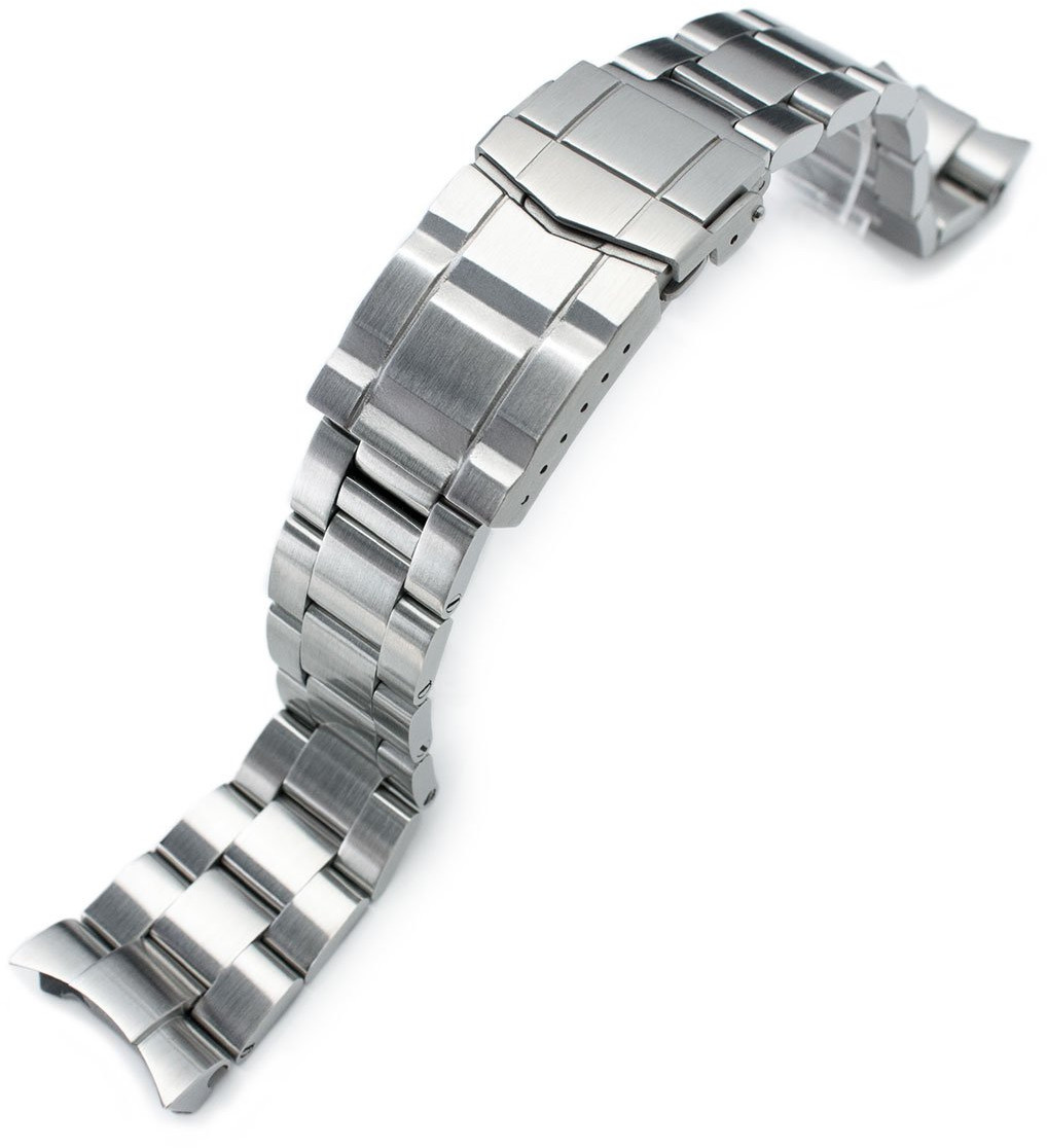 MiLTAT Super-O Boyer Brushed stålarmband till Seiko SKX SS221805B019