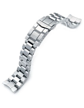 MiLTAT Hexad Brushed stålarmband till Seiko Samurai SS221805B066