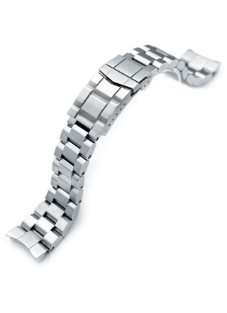 MiLTAT Hexad Brushed stålarmband till Seiko Samurai SS221805B066