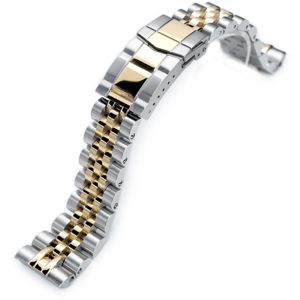 MiLTAT Angus-J Louis Two Tone IP Gold stålarmband till Seiko Turtle SS221805P2G063 main product photo