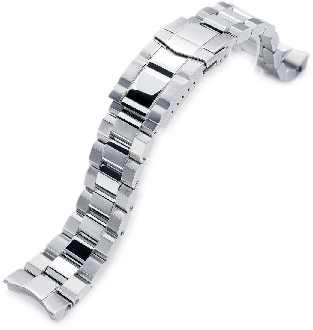 MiLTAT Hexad Brushed/Polished stålarmband till Seiko Samurai SS221805P2S066