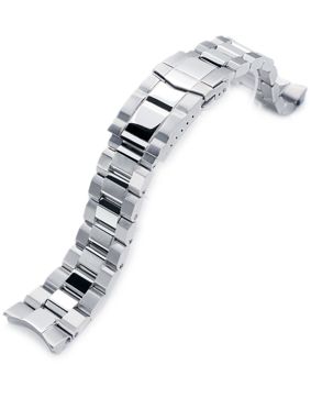 MiLTAT Hexad Brushed/Polished stålarmband till Seiko Samurai SS221805P2S066