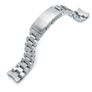 MiLTAT Hexad Brushed stålarmband till Seiko Samurai SS221817B066 main product photo