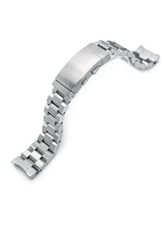 MiLTAT Hexad Brushed stålarmband till Seiko Samurai SS221817B066