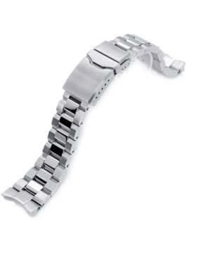 MiLTAT Hexad Brushed/Polished stålarmband till Seiko Samurai SS221820BPS066