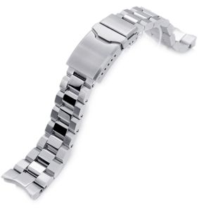 MiLTAT Hexad Brushed/Polished stålarmband till Seiko Samurai SS221820BPS066 main product photo