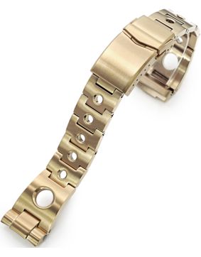 MiLTAT Rollball IP Gold stålarmband för Seiko Turtle SS221820BFG089