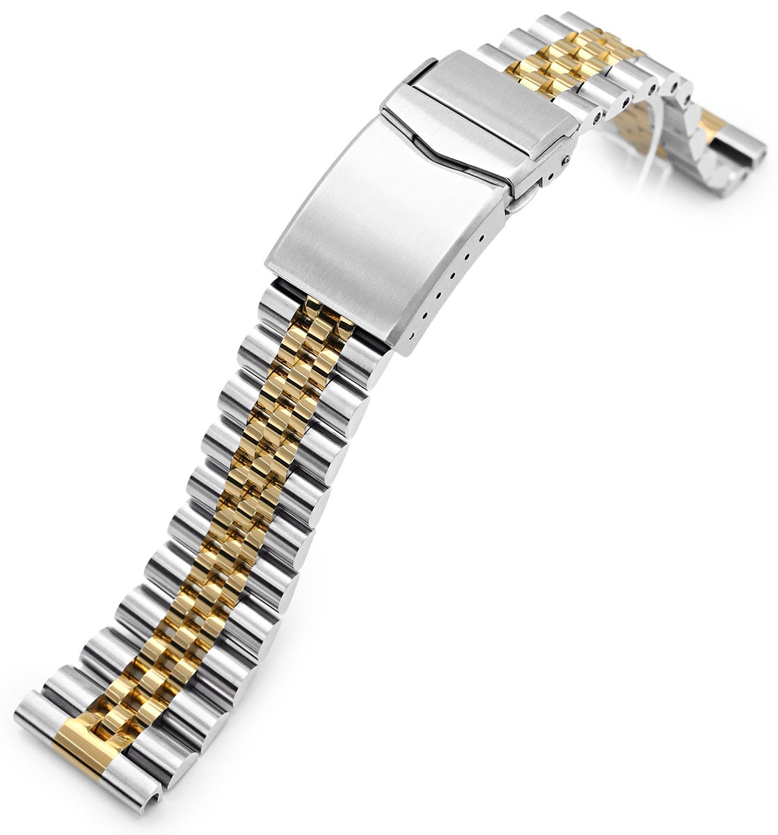 MiLTAT Super-J Louis 22mm Straight End stålarmband SS221820PGD020S