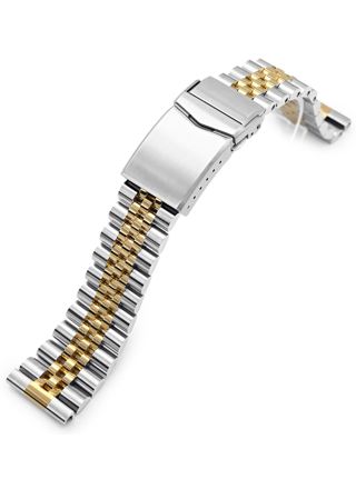 MiLTAT Super-J Louis 22mm Straight End stålarmband SS221820PGD020S