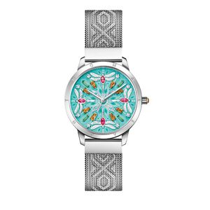 Thomas Sabo Kaleidoscope dragonfly silver green WA0368-201-215-33 MM main product photo