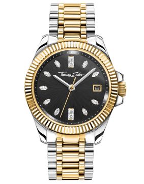 Thomas Sabo två färgad guld silver WA0370-291-203-33 MM