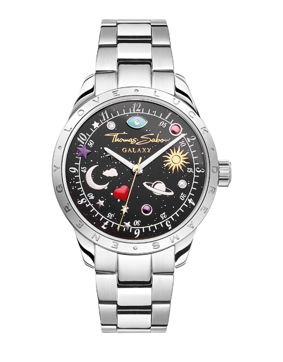 Thomas Sabo Cosmic Dial black silver WA0402-201-203
