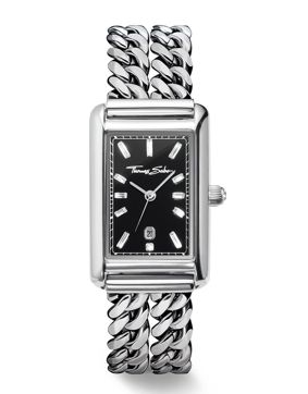 Thomas Sabo Rechteckig damklocka WA0453-201-203-22 MM