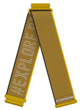 COROS APEX 2 nylonarmband gul 20 mm WAPX2-WB-YEL-N