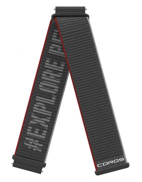 COROS APEX 2 Pro nylonarmband svart 22 mm WAPX2P-WB-BLK-N