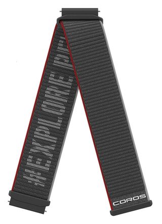 COROS APEX 2 Pro nylonarmband svart 22 mm WAPX2P-WB-BLK-N