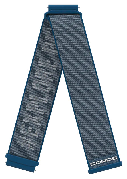 COROS APEX 2 Pro nylonarmband blå 22 mm WAPX2P-WB-BLU-N