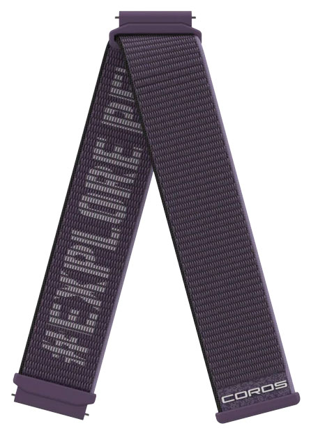 COROS APEX 2 Pro nylonarmband violet kort 22 mm WAPX2P-WB-PUR-N-S