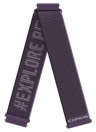 COROS APEX 2 Pro nylonarmband violet kort 22 mm WAPX2P-WB-PUR-N-S