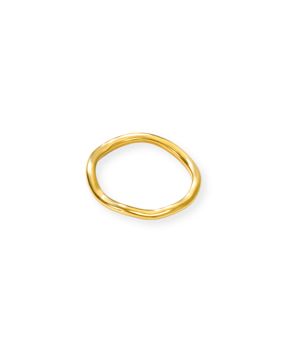 Madoww Wave smal ring förgylld