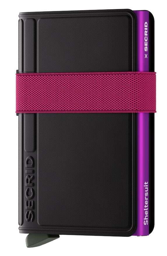 Secrid Bandwallet TPU Sheltersuit Black-Fuchsia