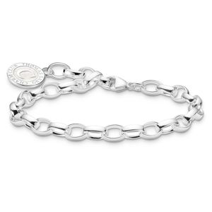 Thomas Sabo Charm Club Charmista shimmering silver enamel berlockarmband X0285-007-21 main product photo