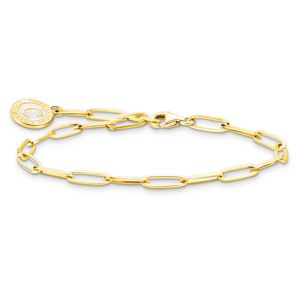 Thomas Sabo Charm Club Charmista gold pink enamel berlockarmband X0286-427-39 main product photo