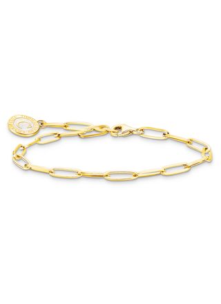 Thomas Sabo Charm Club Charmista gold pink enamel berlockarmband X0286-427-39