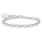 Thomas Sabo Charm Club Charmista shimmering white enamel silver berlockarmband X0287-007-21-L19