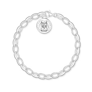 Thomas Sabo Haribo silver charm bracelet with goldbears logo armband X0291-001-21 main product photo