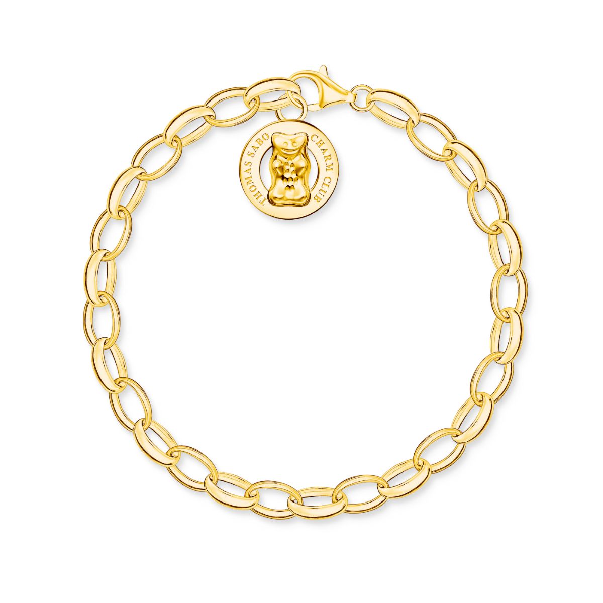 Thomas Sabo Haribo gold-plated charm bracelet with goldbears logo armband X0291-413-39-L19