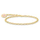 Thomas Sabo Charm Club Charmista berlockarmband guld pink X2088-427-39-L17
