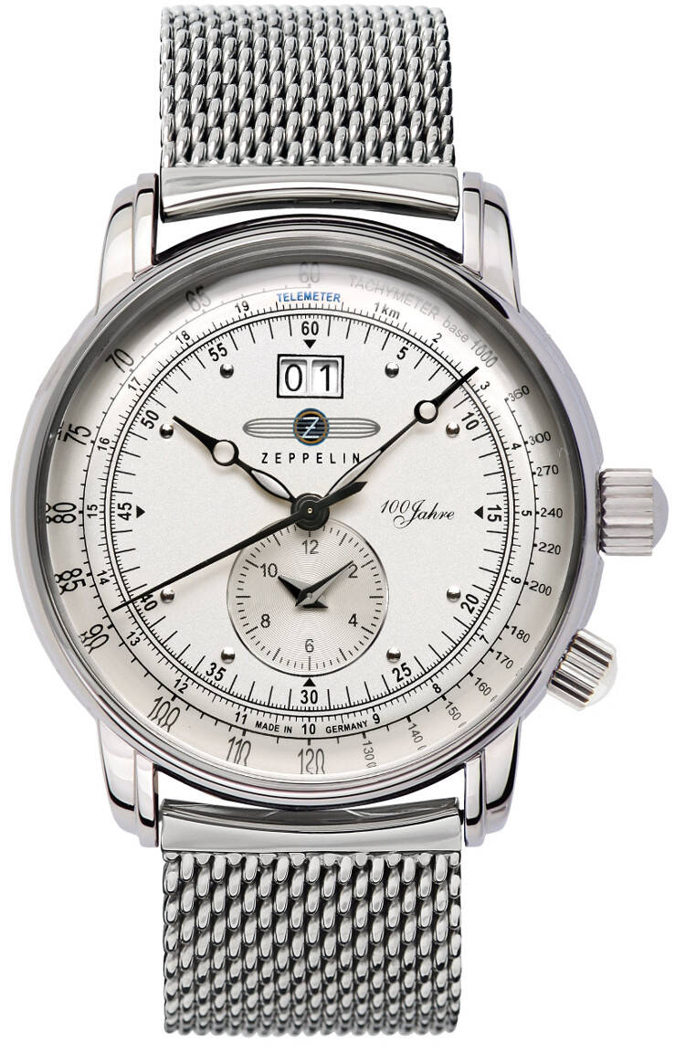 Zeppelin 100 Jahre Dual-Time Ronda6203 MB 7640M-1
